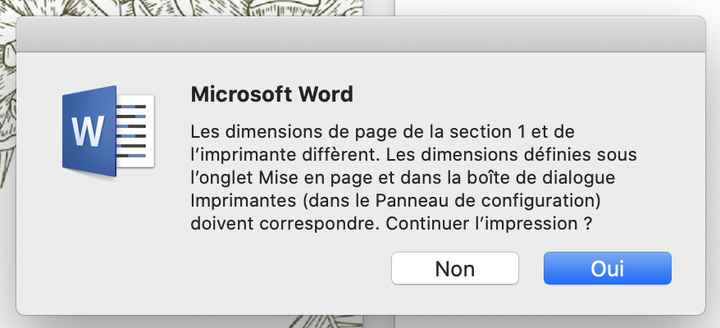 Impression livret / Word mac - 3