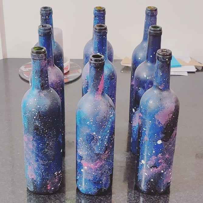 Bouteilles Galaxies [Tuto]