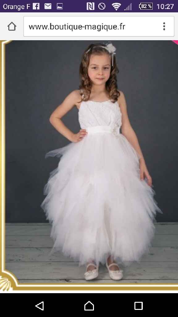 Robe petite fille de la mariée ! - 1