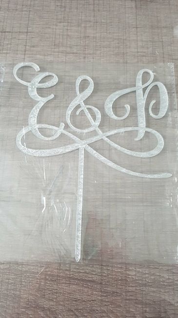 Mon cake topper - 1