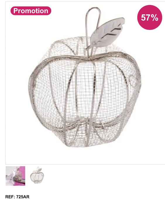 Contenants à dragées pour table 