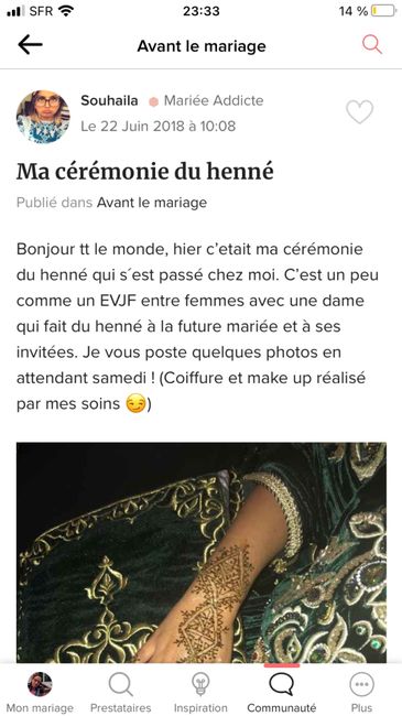 Cérémonie du henné - 1