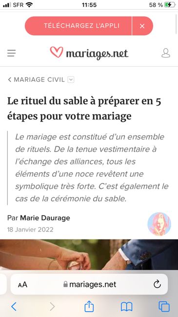 Cadre pour cérémonie du sable 2