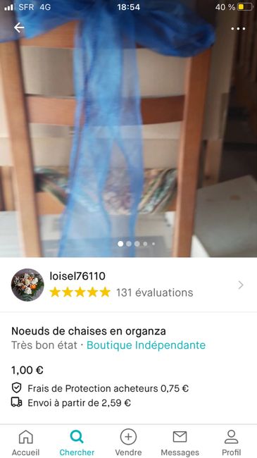 Housses de chaise avec noeuds - 4