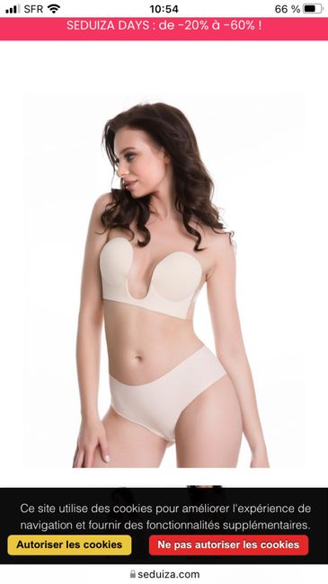Lingerie dos nu, sans bretelle… et grande taille ! - 1