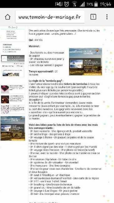 Tombola des mariés - 1