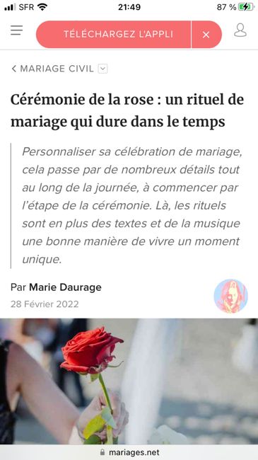 Cérémonie de la rose - 1