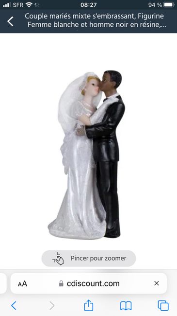 Figurine couple gateau 3