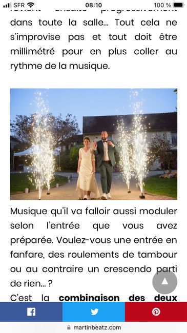 Entrée des mariés 1