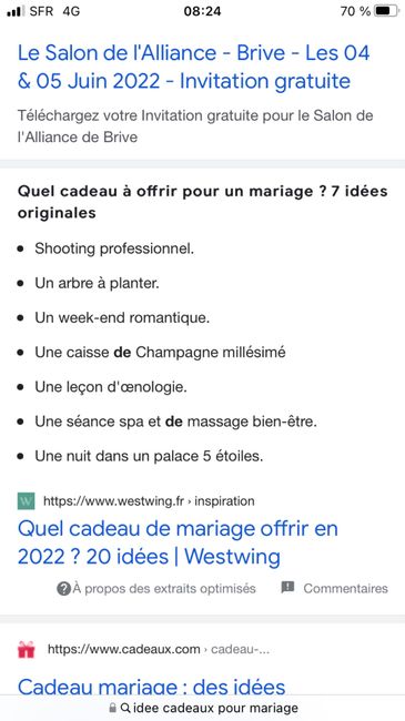 Idee cadeaux mariage 1