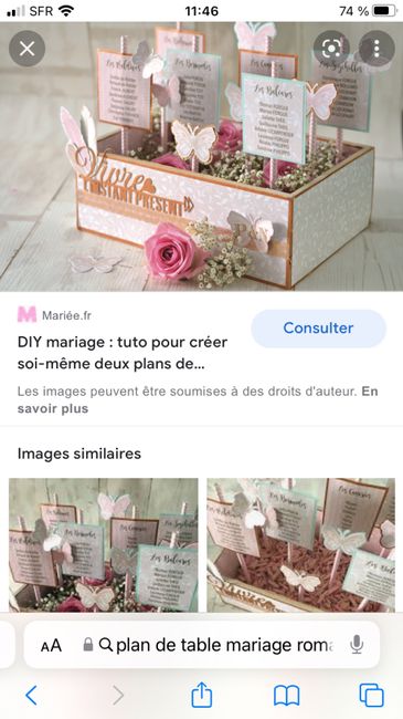 Plan de table et de chambre - 2