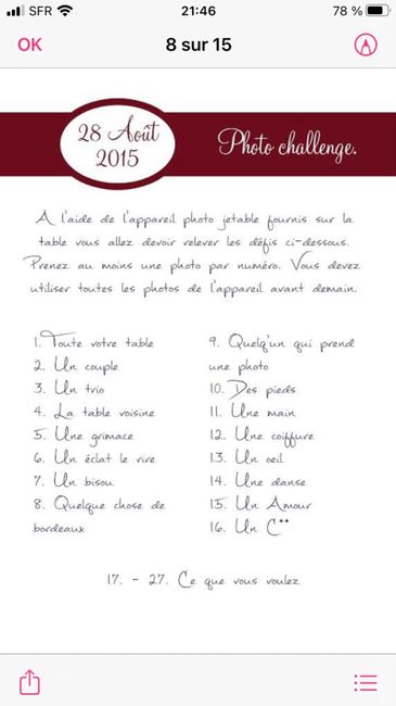 Défi photo pour adolescents 2