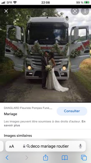 Déco mariage routier 3