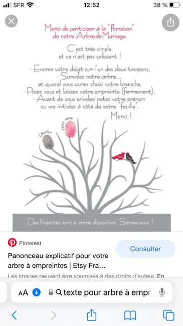 Texte arbre à empreinte 1