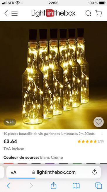 Centre de table lumineux 3