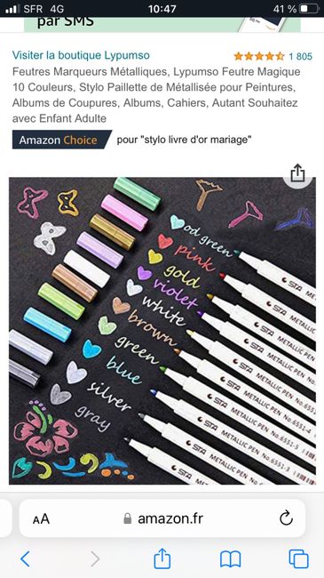 Stylo pour livre d'or 🖋📖 - 1