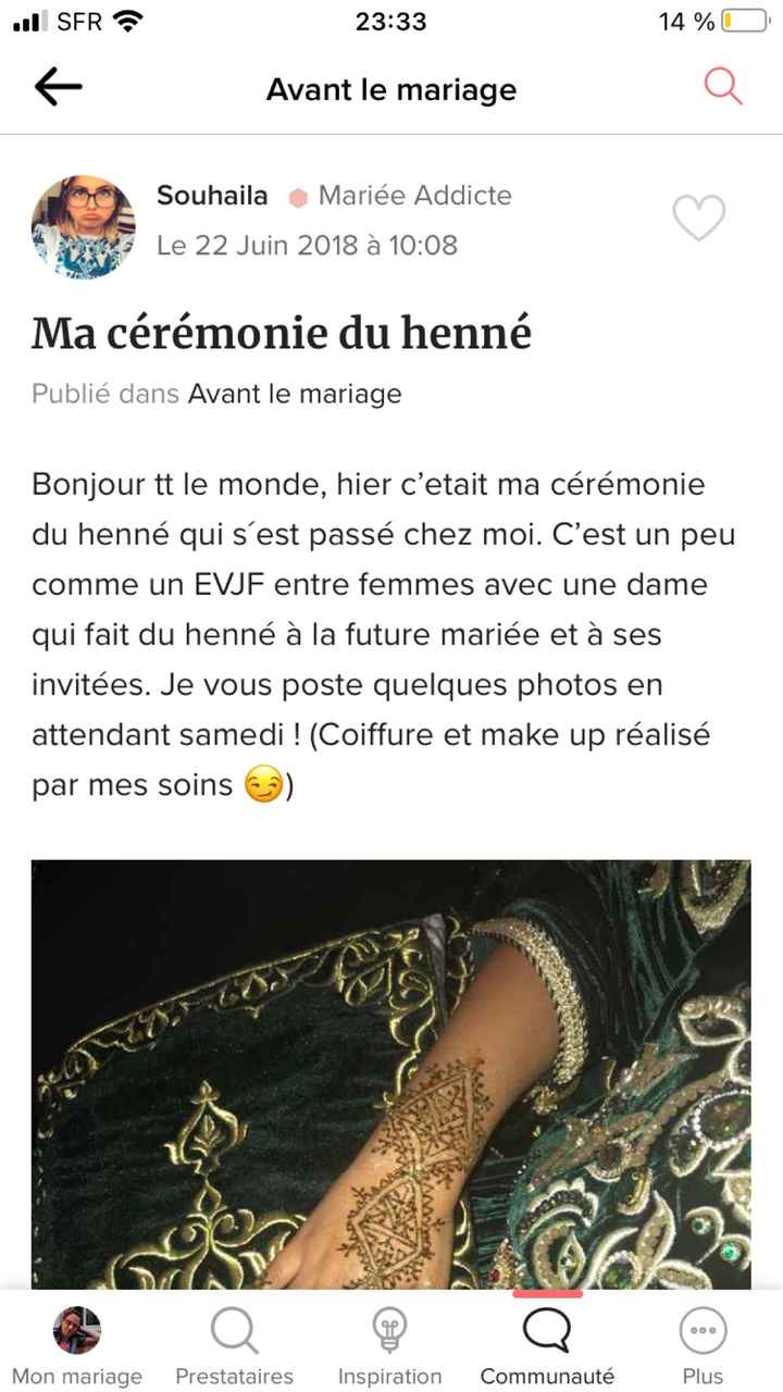 Cérémonie du henné - 1