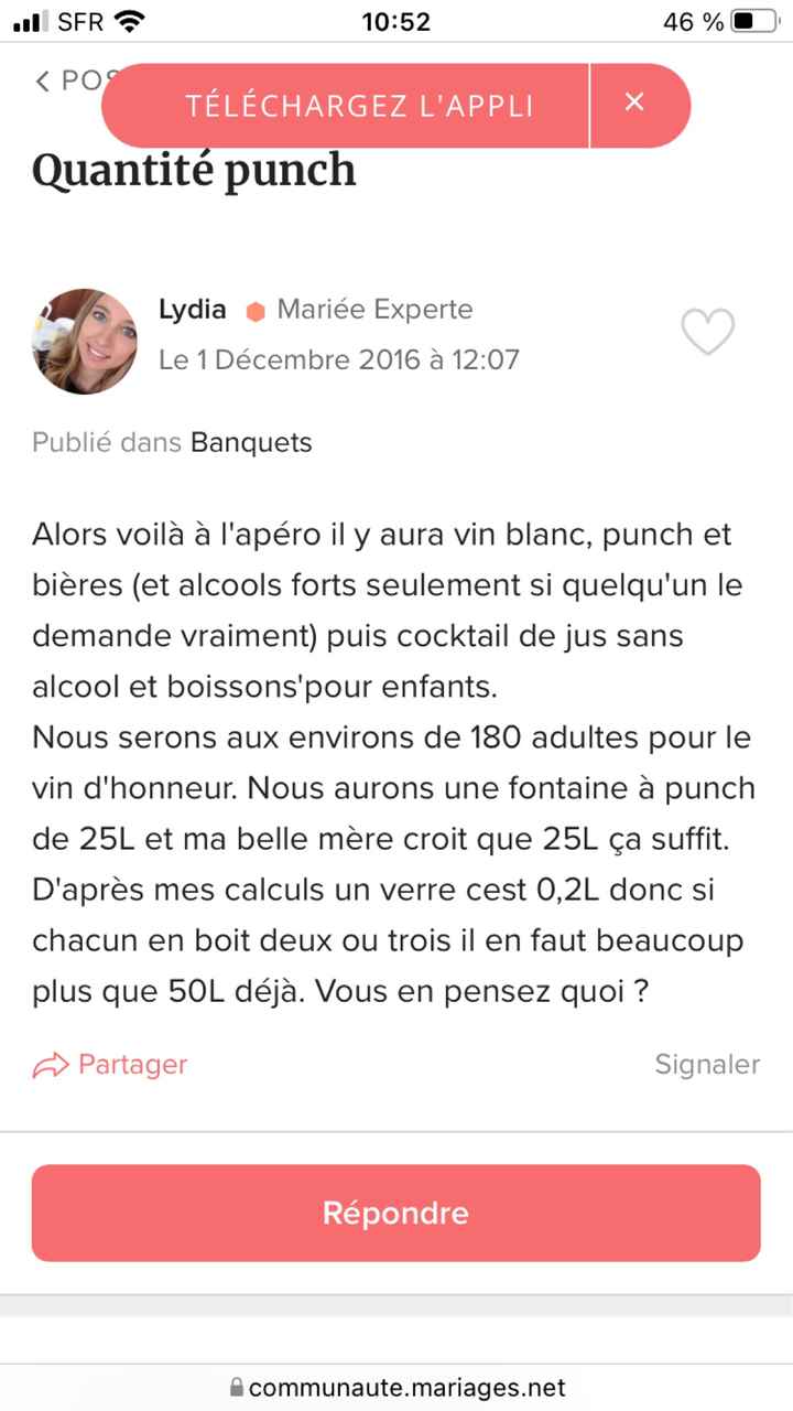 Quantité alcool - 2