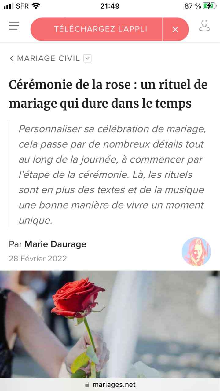 Cérémonie de la rose - 1