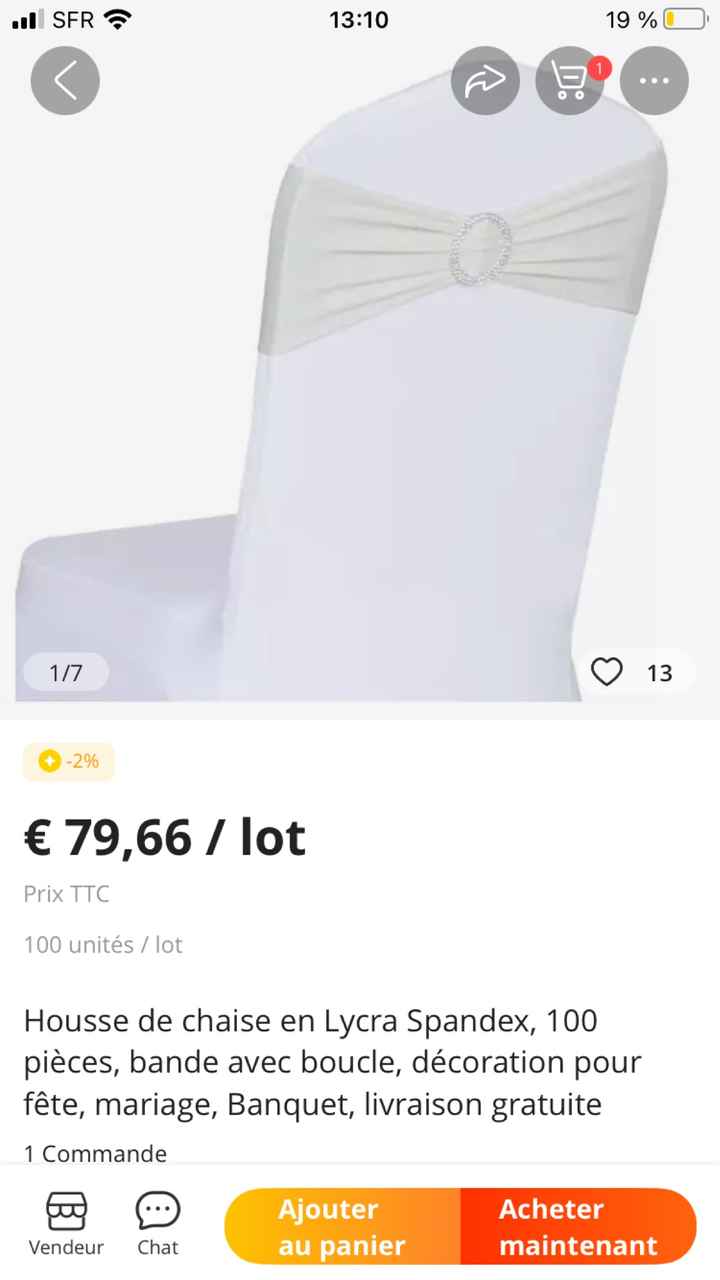 Housse de chaise - 1