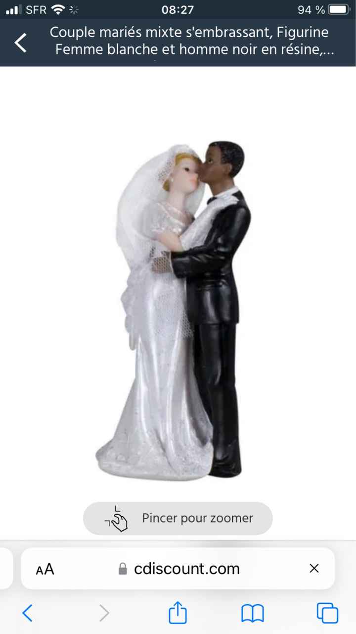 Figurine couple gateau - 1
