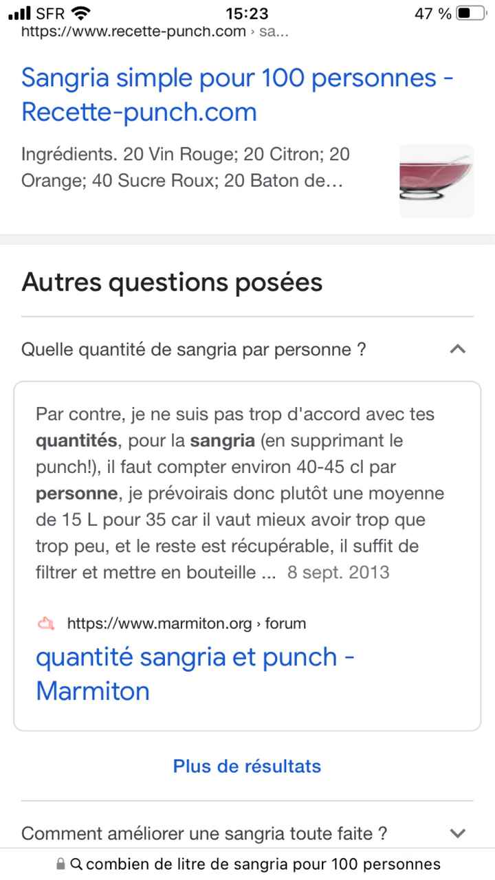 Help alcool vin d'honneur ! - 1