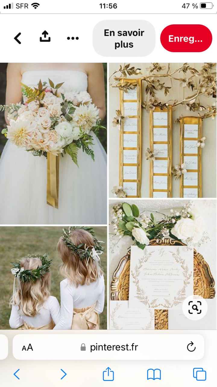 Decoration blanc et champagne - 1