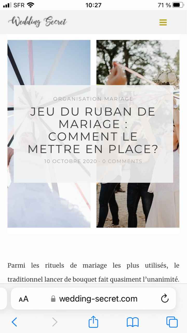 a quel moment ronde des rubans - 1