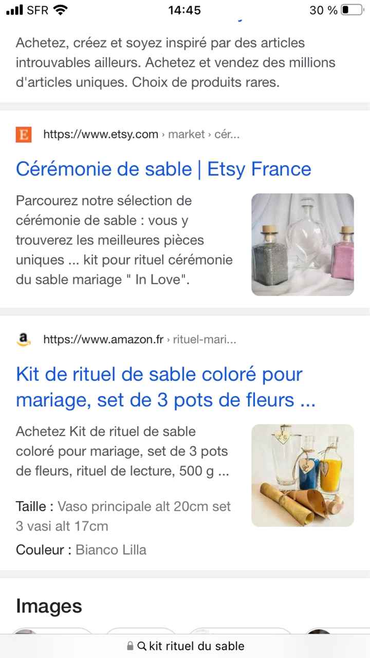 Kit rituel du sable - 1