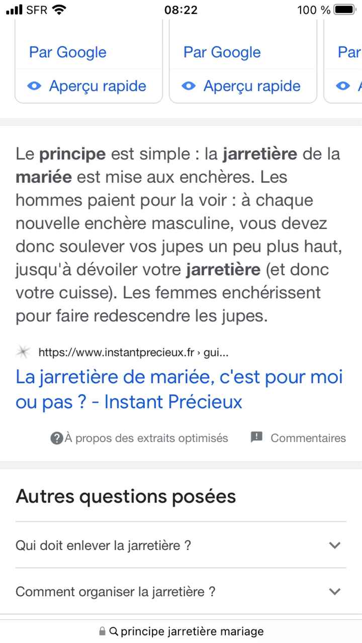 Question sur la jartiere - 1