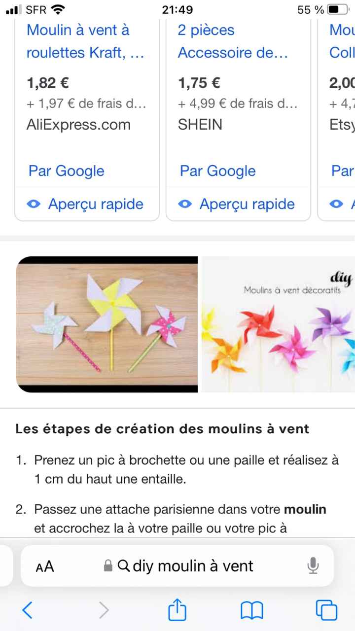 Moulins à vent fait maison - 1