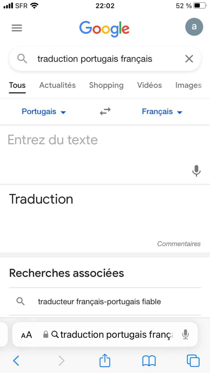 Mariage franco-portugais, livret de messe - 1