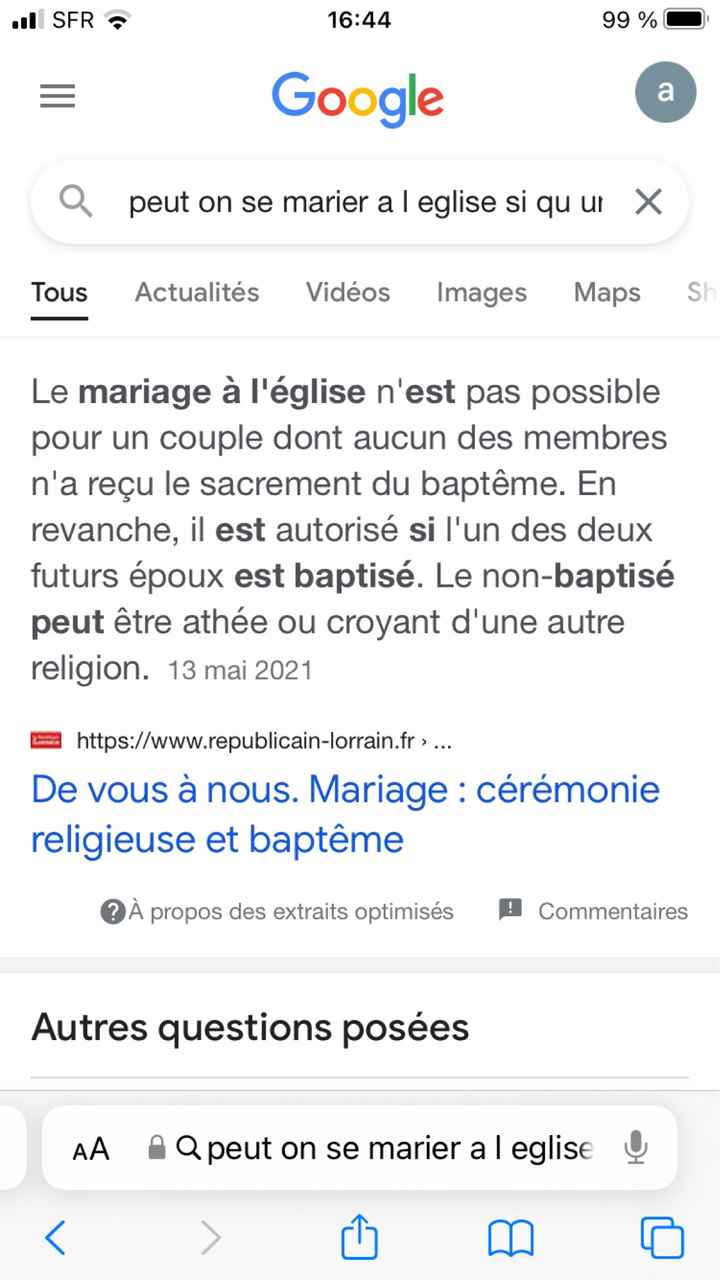 Cérémonie religieuse - 1