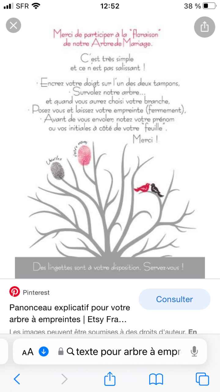 Test arbre à empreinte - 1