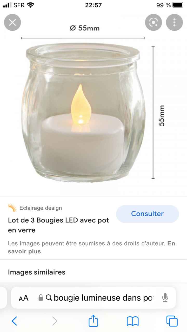 Centre de table lumineux - 1