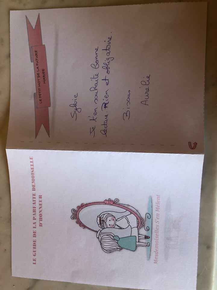Livrets  parfait témoin et parfaite demoiselle d’honneur - 1
