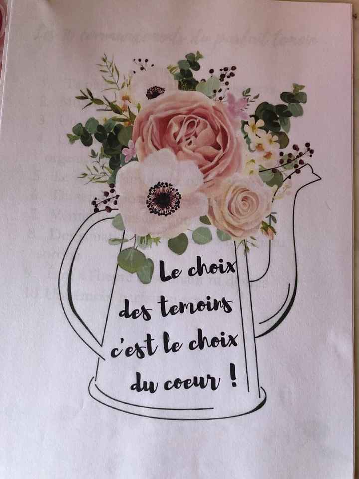 Livrets  parfait témoin et parfaite demoiselle d’honneur - 12