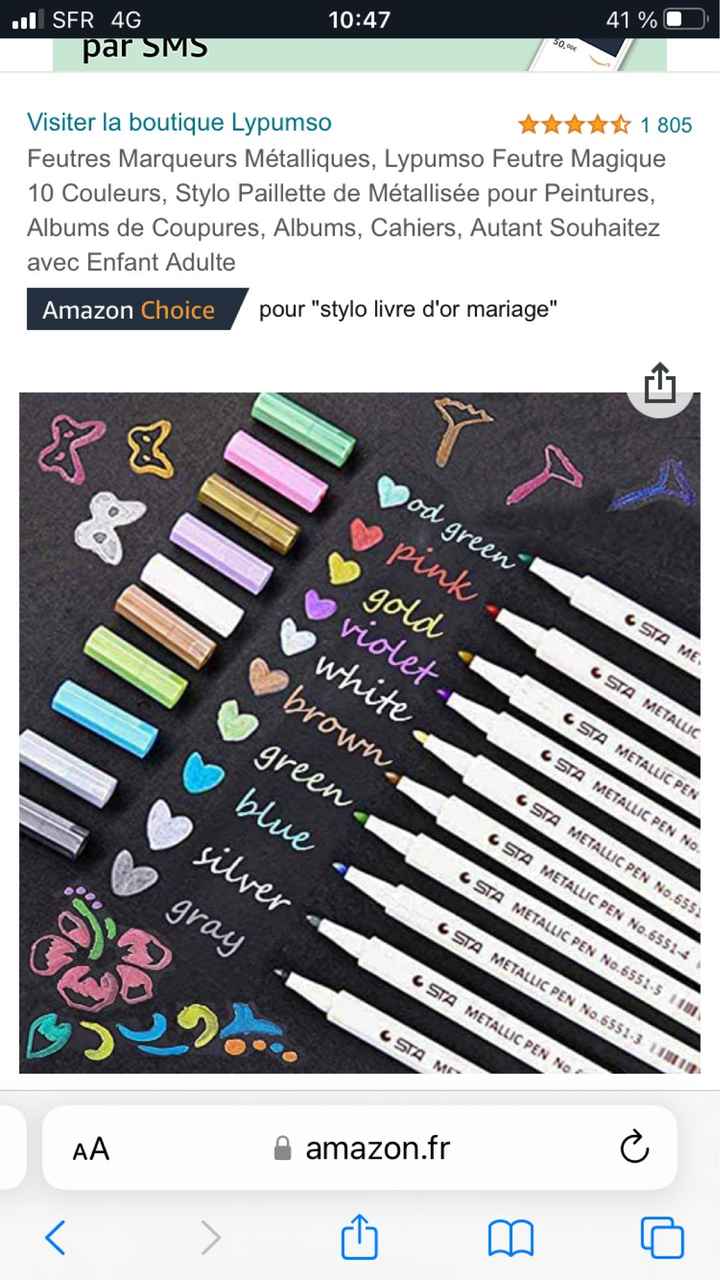 Stylo pour livre d'or 🖋📖 - 1