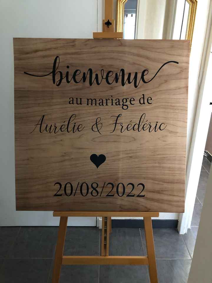 Panneau bienvenue palette - 1