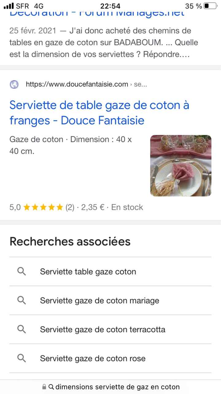 Serviette gaz de coton - 2