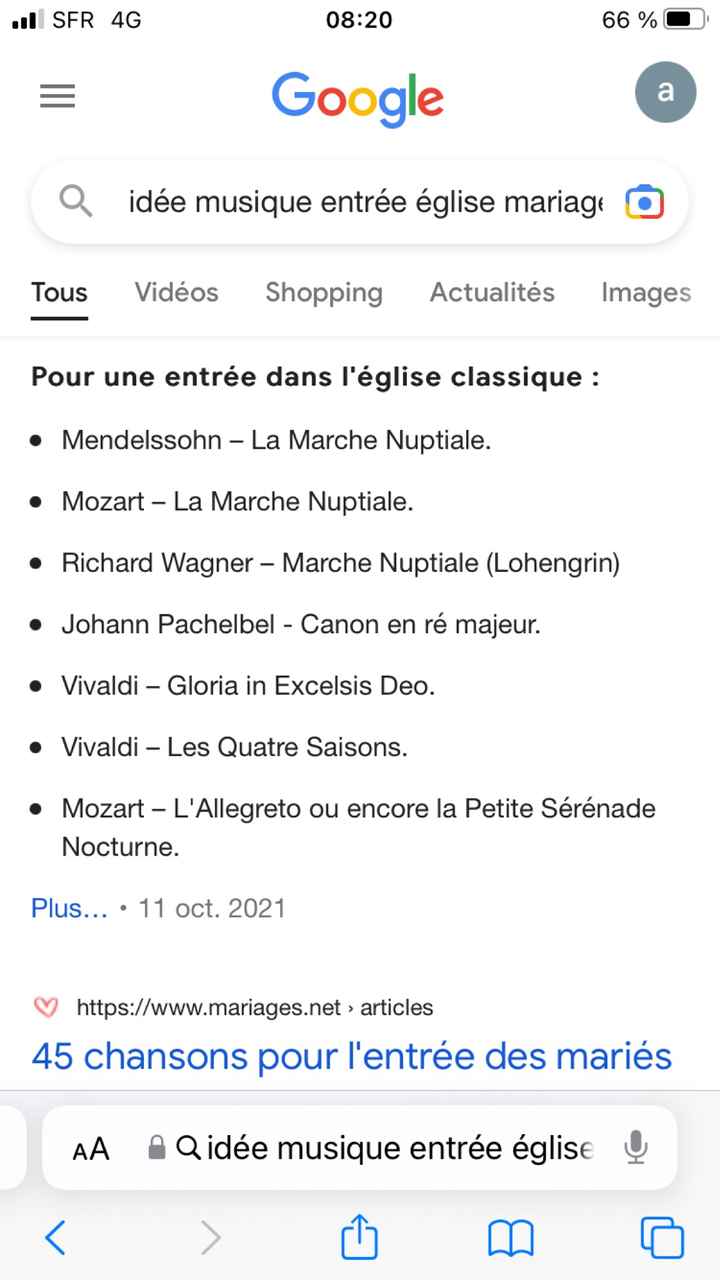 Musique entrée mariée - 1