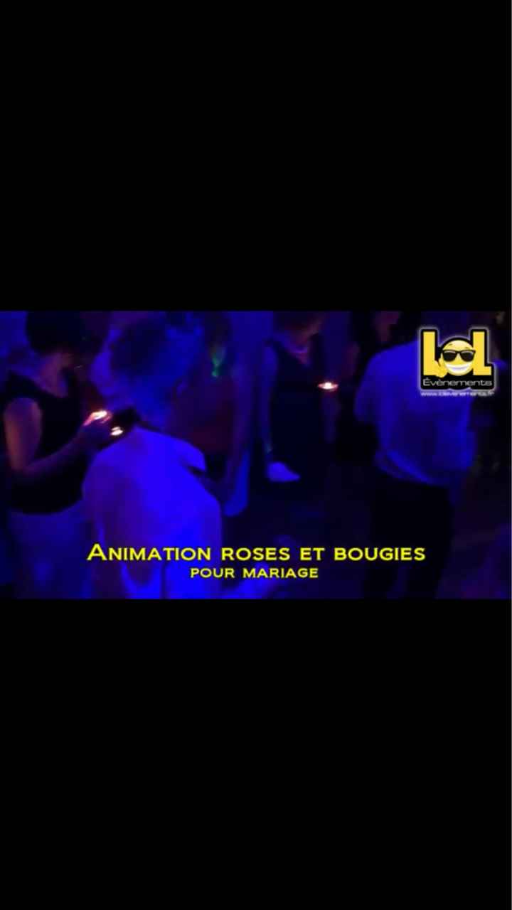 Animation fleurs et bougies - 1