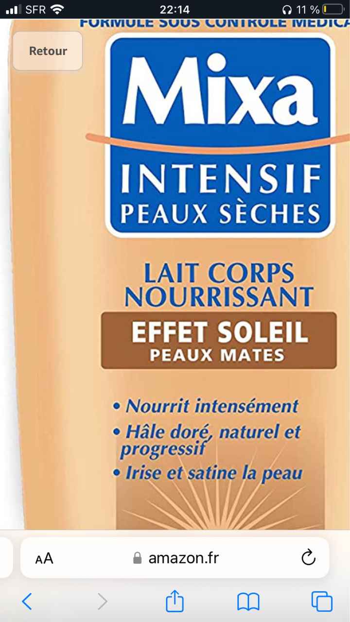 Recherche crème corps pour le jour j qui scintille - 1