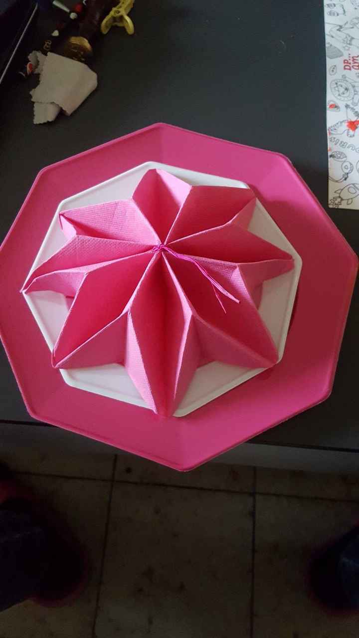 Pliages de serviettes