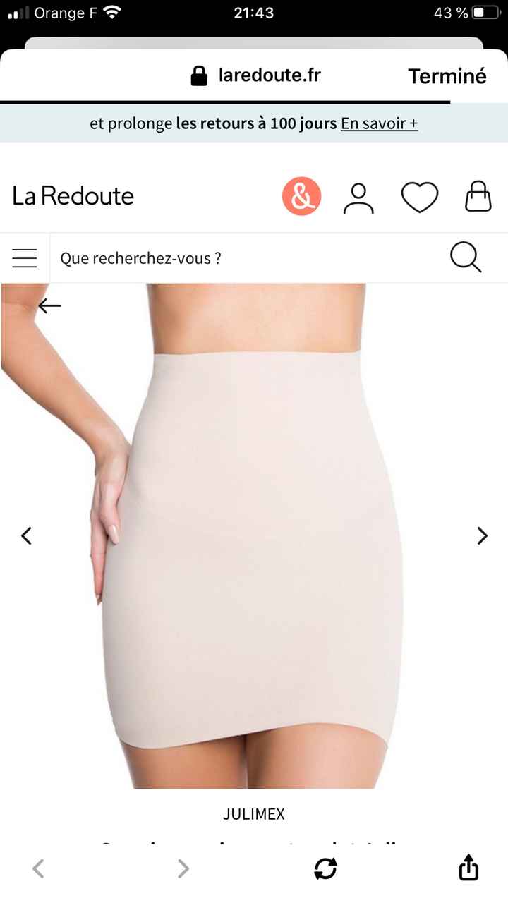 Gaine pour robe de mariée - 1