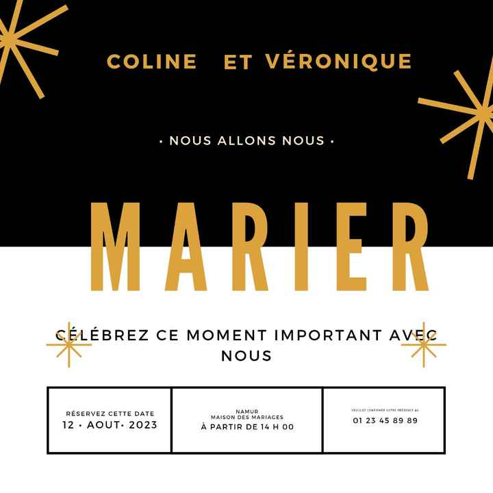 Cinq cartes de vœux/remerciements pour Noël/mariage - 1