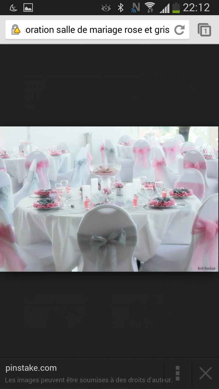 Déco sobre chic ton rose pastel blanc argenté - 1