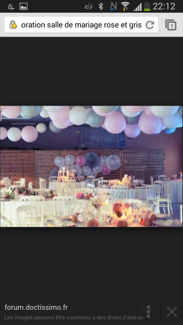 Déco sobre chic ton rose pastel blanc argenté - 2