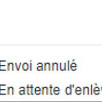 état de la commande