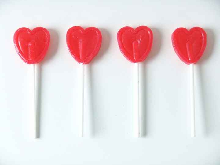 Sucette en coeur